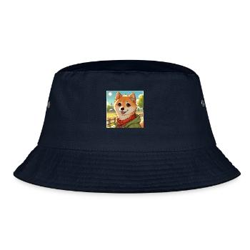Style de dessin animé Shiba Inu - Bob - marine - Devant