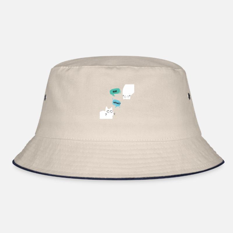 Katzen, die Englisch und Chinesisch sprechen Bucket Hat