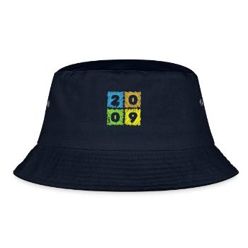 16. Geburtstag Farbige Patches since 04/2009 - Bucket Hat - navy - Front