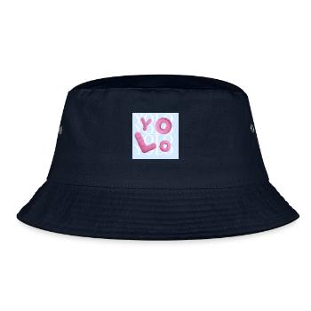 Yolo - Bucket Hat - Navy - Vorne