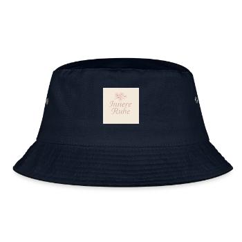 Innere Ruhe - Inner Peace - Bucket Hat - Navy - Vorne