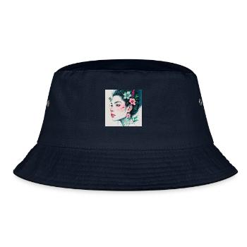 Art - Bucket Hat - navy - Front
