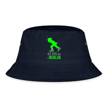 Inlineskating Marathon Berlin 42.195 m - Bucket Hat - Navy - Vorne