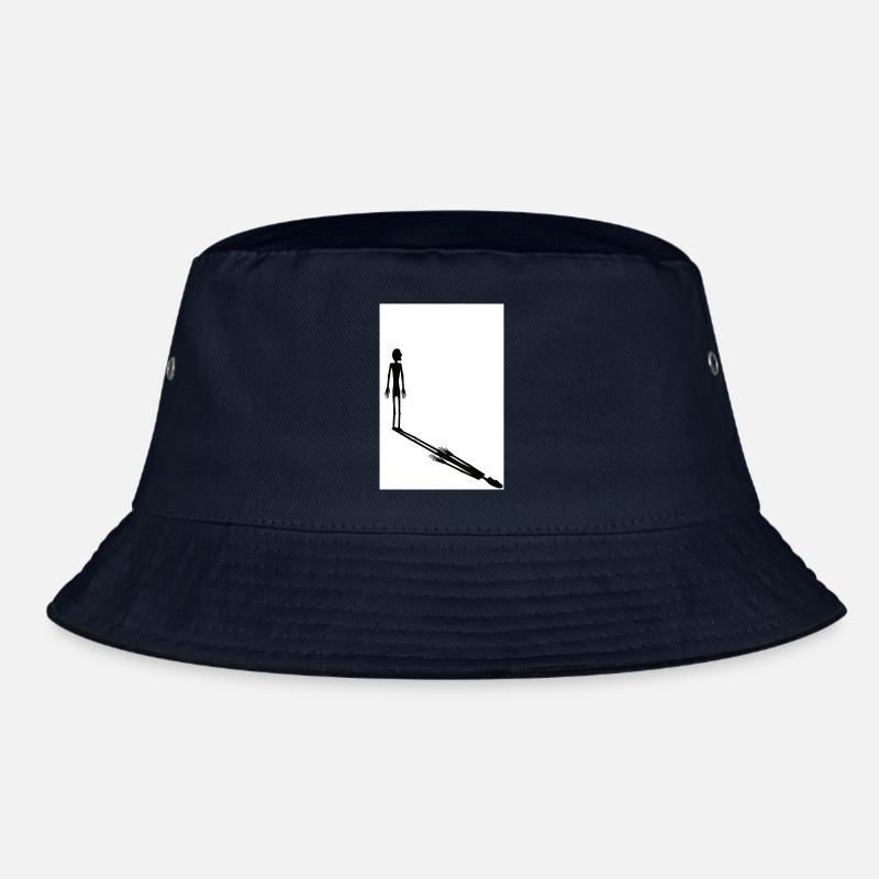 The Shadow Man - Bucket Hat - navy