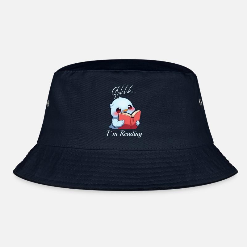 Bird with book Bucket Hat