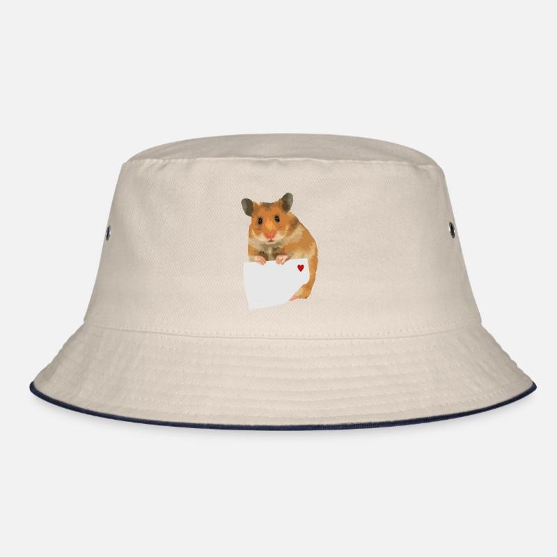 Hamster Note to Personalize Note Text Bucket Hat