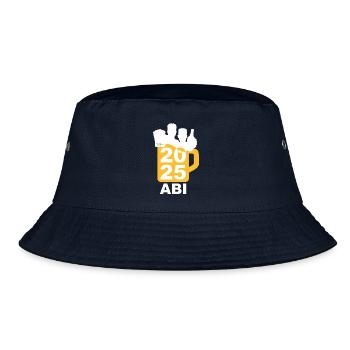 Bier Liga Logo ABI 2025 Maßkrug 6 - Bucket Hat - Navy - Vorne
