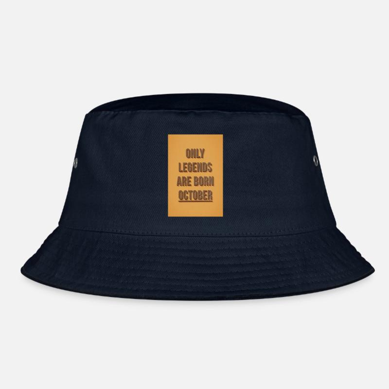Only legends are born October Bucket Hat