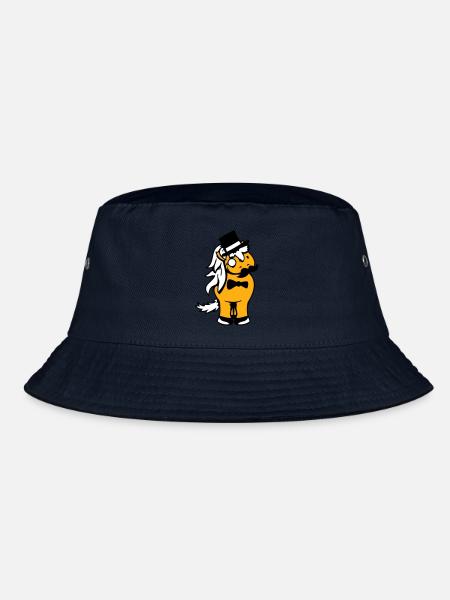 Cheval Sir Lord Rich Monocle Lunettes Chapeau haut de forme - Bob - marine - Devant
