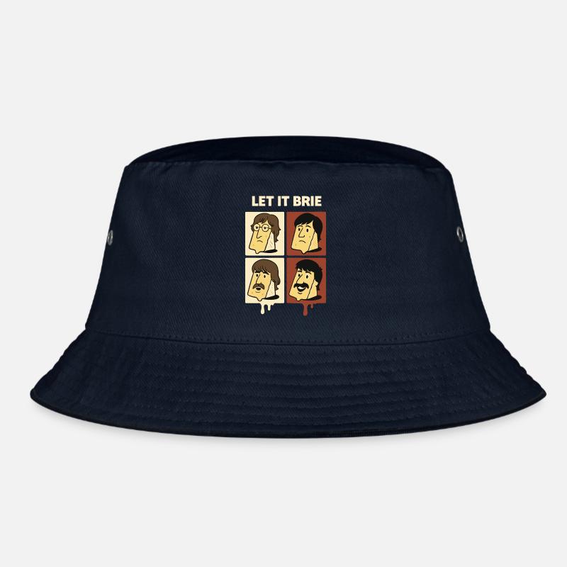 Let It Brie Cheese Quartett - Bucket Hat - Navy