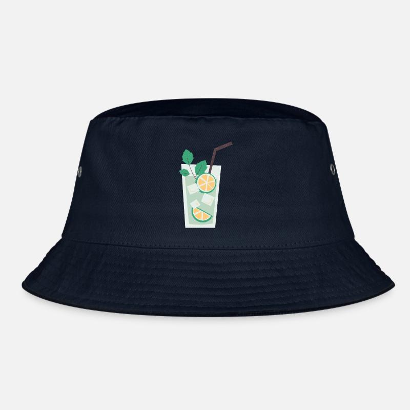 Summer Drink - Bucket Hat - Navy