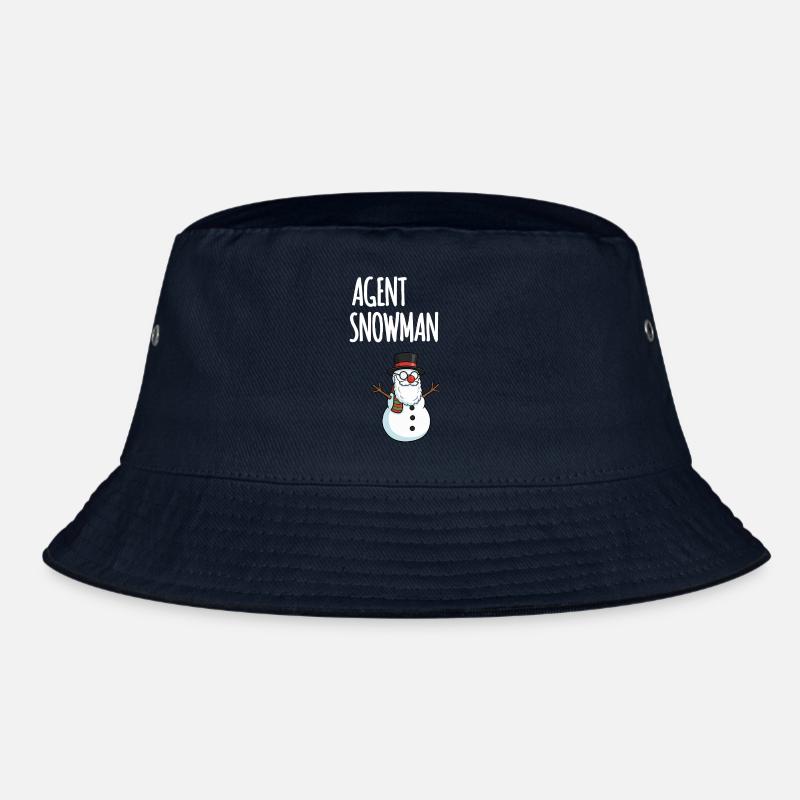 Agent Snowman Bucket Hat