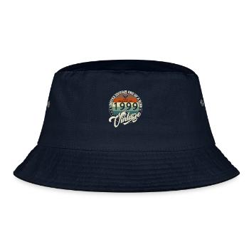 Vintage 1999 Best of 1999 - 26 Year Old Birthday - Bucket Hat - navy - Front