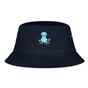 Octopus Bébé Hochet Couche Sucette Enfant Né - Bob - marine - Devant