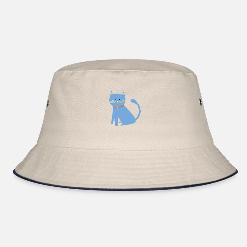 Blaue Katze Bucket Hat