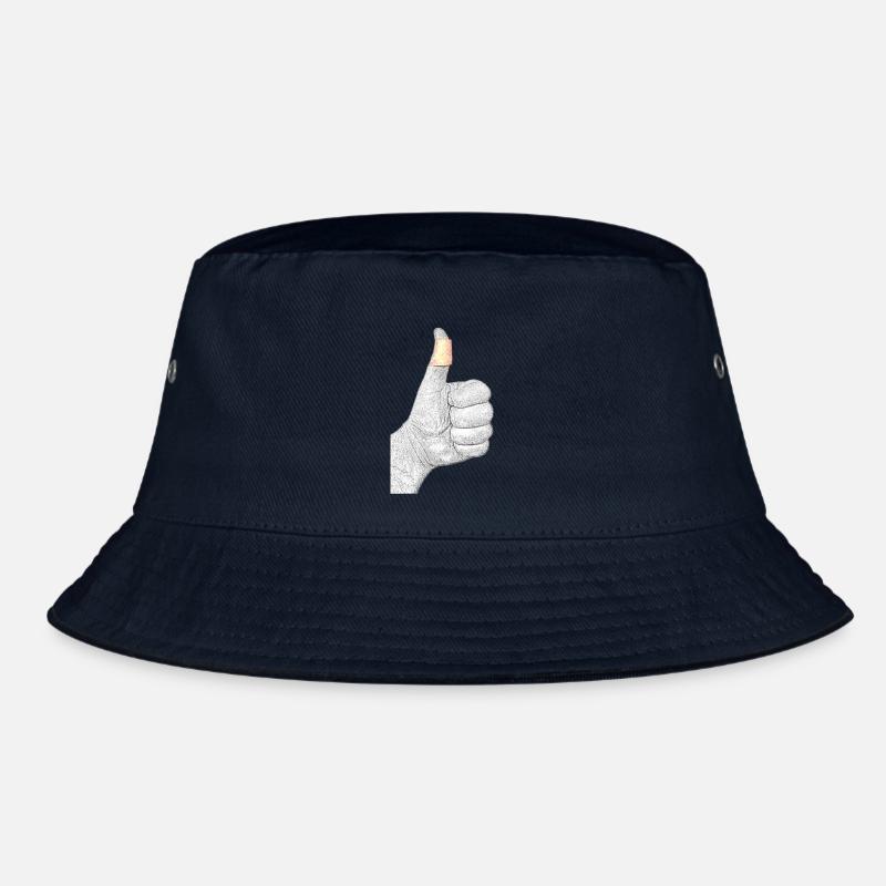 Hand mit Pflaster Bucket Hat