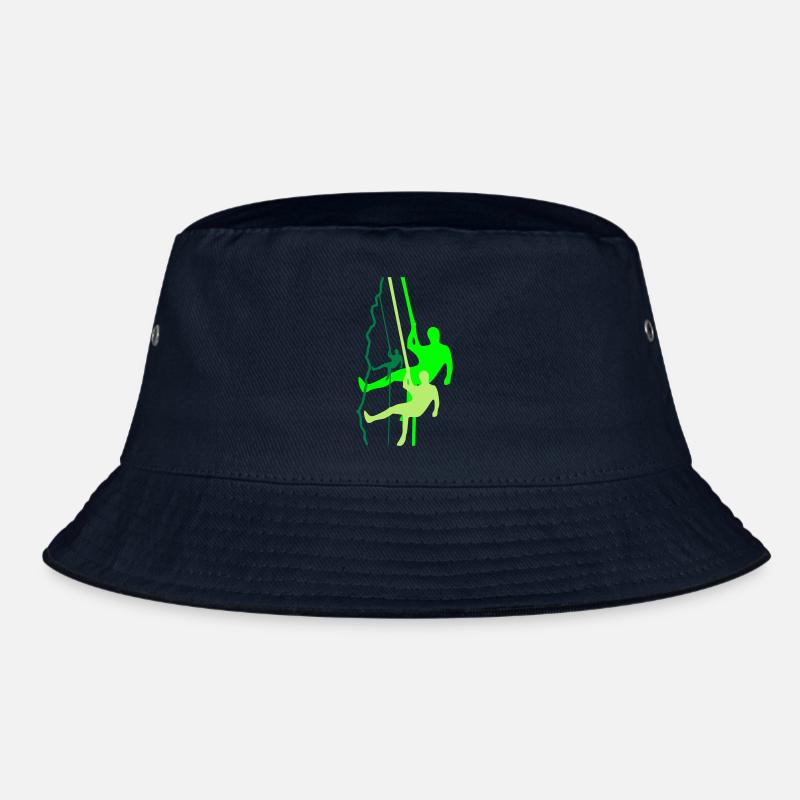 Climber rappelling Bucket Hat