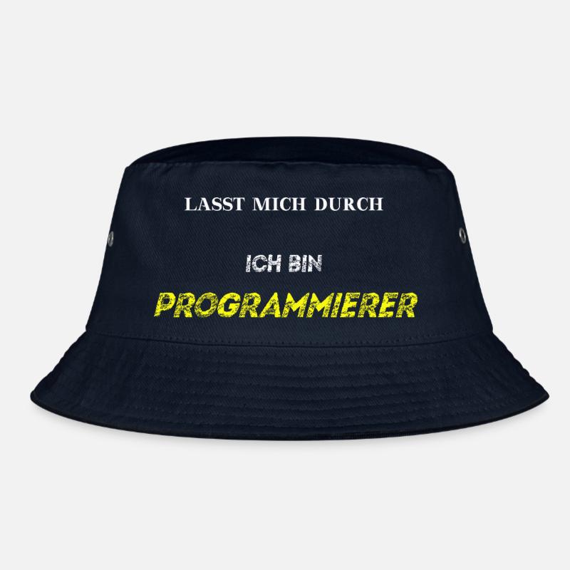 Lasst mich durch, ich bin Programmierer Geschenk Bucket Hat