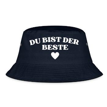 Du bist der Beste - Bucket Hat - Navy - Vorne