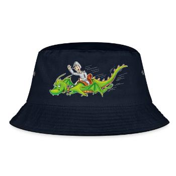 Drachenritter - Bucket Hat - Navy - Vorne