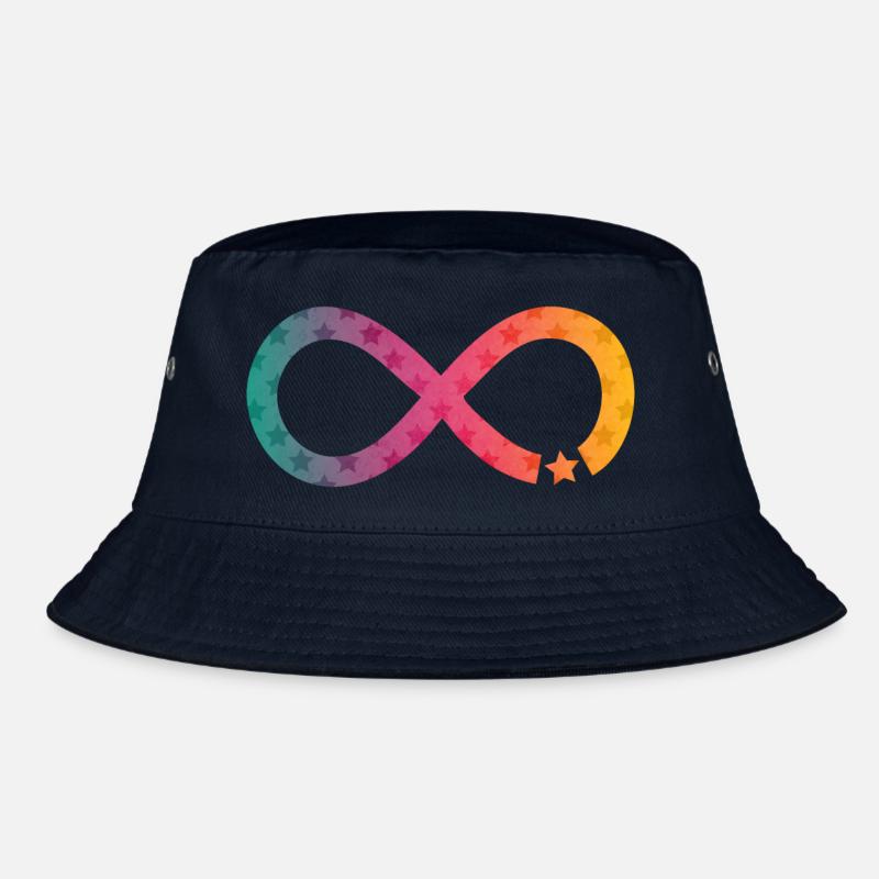 Infinity Star rainbow Bucket Hat