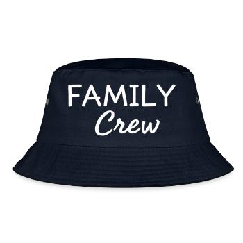 Family Crew Familien Outfit Familie Statement - Bucket Hat - navy - Front