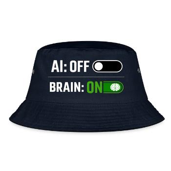 KI AUS - Bucket Hat - Navy - Vorne