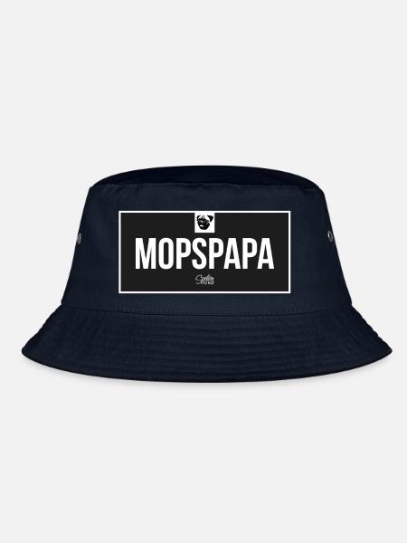 Mopspapa - Bucket Hat - Navy