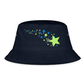 150_sterne - Bucket Hat - Navy - Vorne