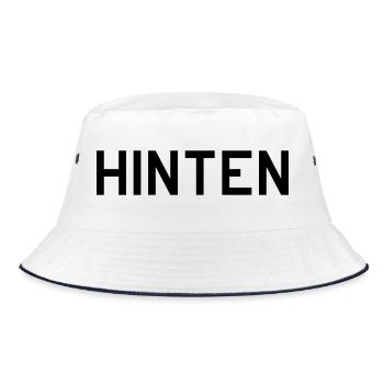 VORNE HINTEN - Bucket Hat - Weiß/Navy - Hinten