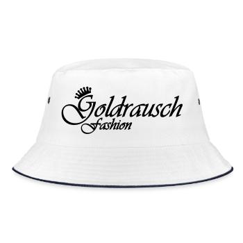 duck you - Bucket Hat - Weiß/Navy - Hinten