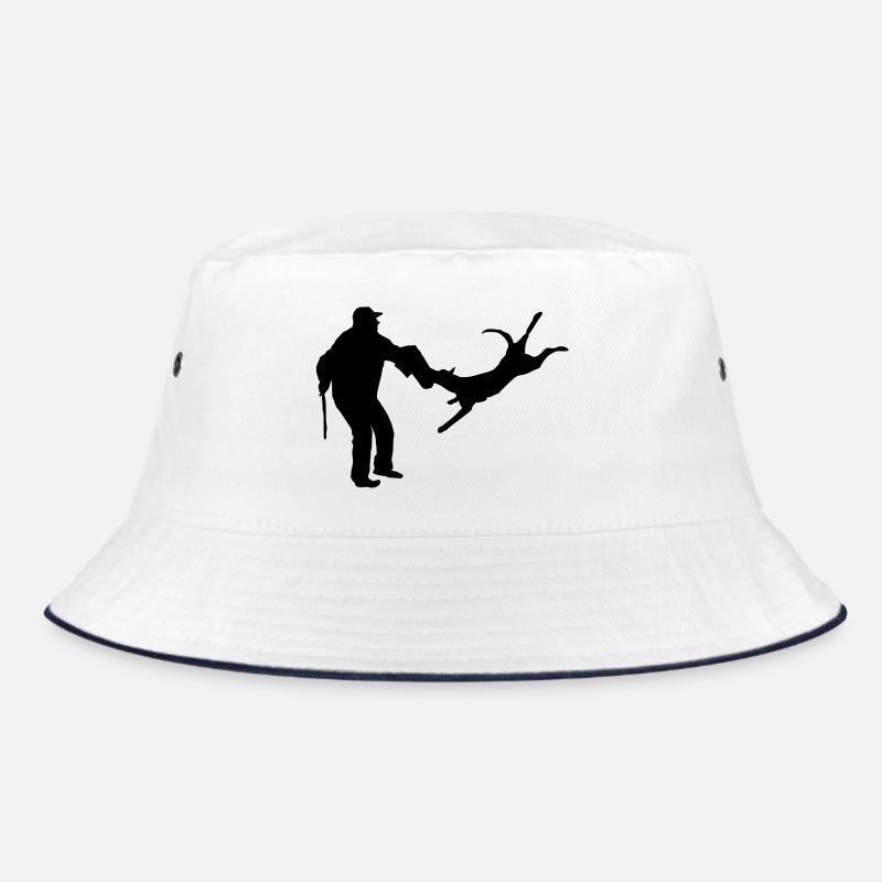 IPO - Bucket Hat - Weiß/Navy