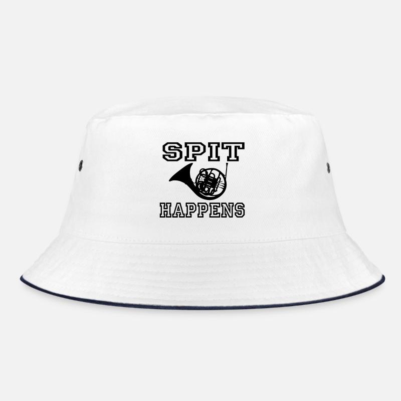This Girl Loves Her Cornet - Bucket Hat - white/navy
