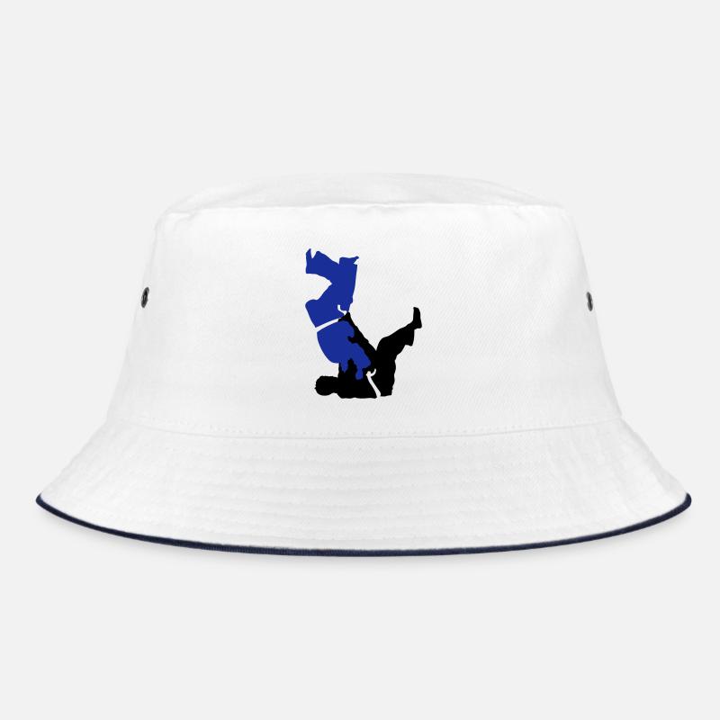 judo - Bucket Hat - white/navy