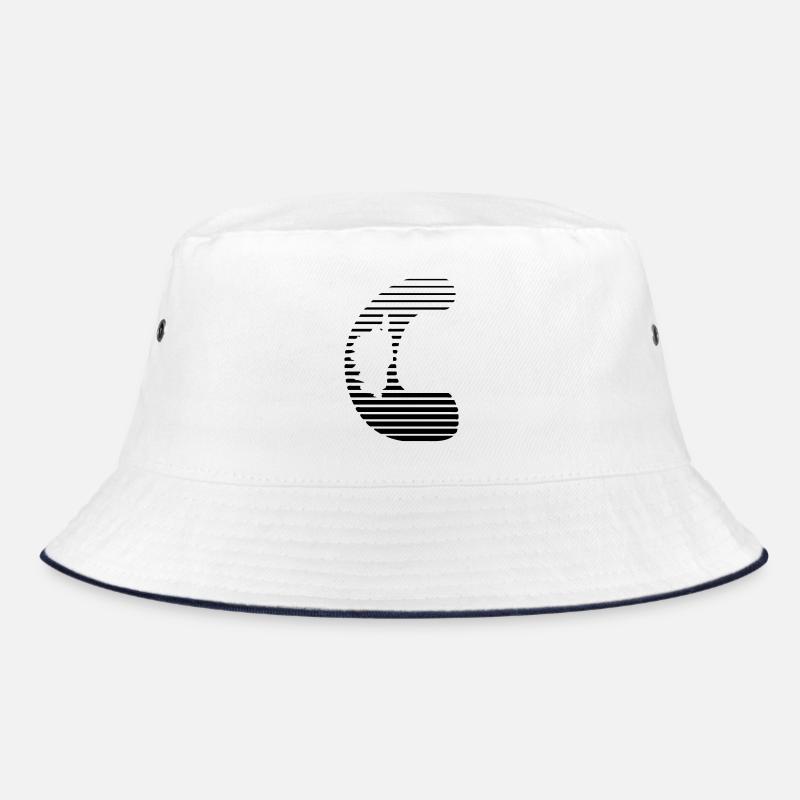 map corse - Bucket Hat - white/navy