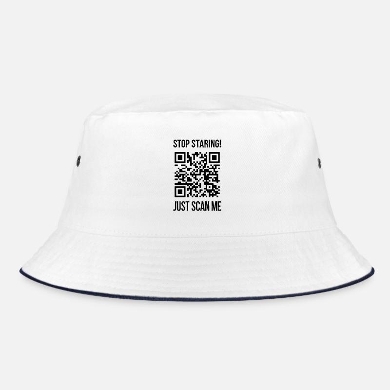 Scannez-moi le code QR Choisissez tous les jours Amabilité - Bob - blanc/marine