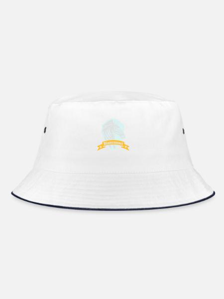 JUVE - BIANCONERI DI TORINO 1897 - Bucket Hat - Weiß/Navy - Hinten