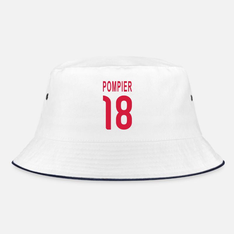 Pompier 18_V2 - Bob - blanc/marine