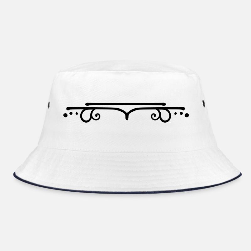 Schnörkel Linie gerade Bucket Hat