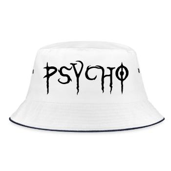 psycho 2 - Bucket Hat - white/navy - Front