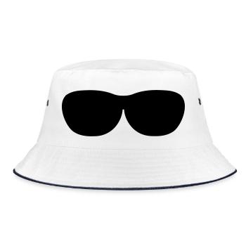 Lunettes de soleil Lunettes Nerd Lunettes Vecteur - Bob - blanc/marine - Devant