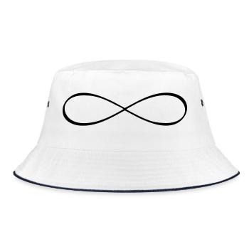 Infinity Infinity Symbol Friendship - Bucket Hat - white/navy - Front