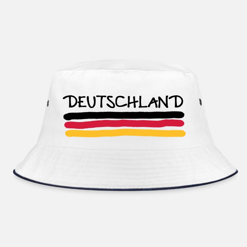 Germany - Bucket Hat - white/navy
