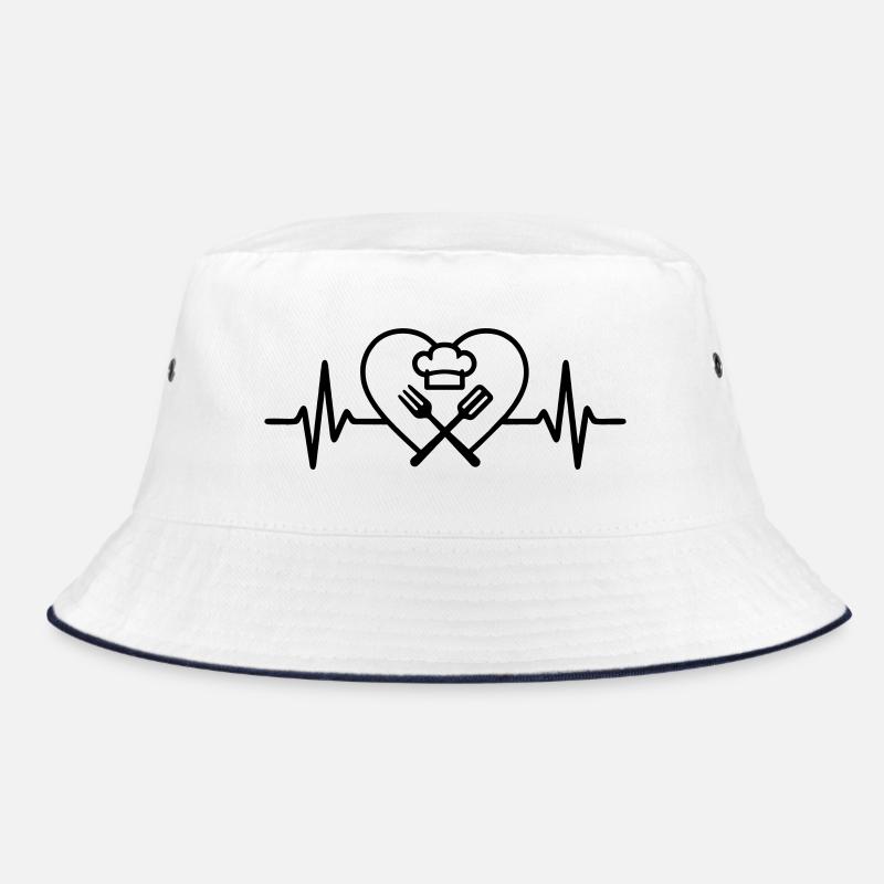 Kochen Koch Herz Bucket Hat