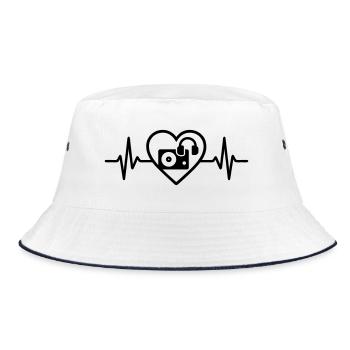 Herz DJ Turntable Casque - Bob - blanc/marine - Devant