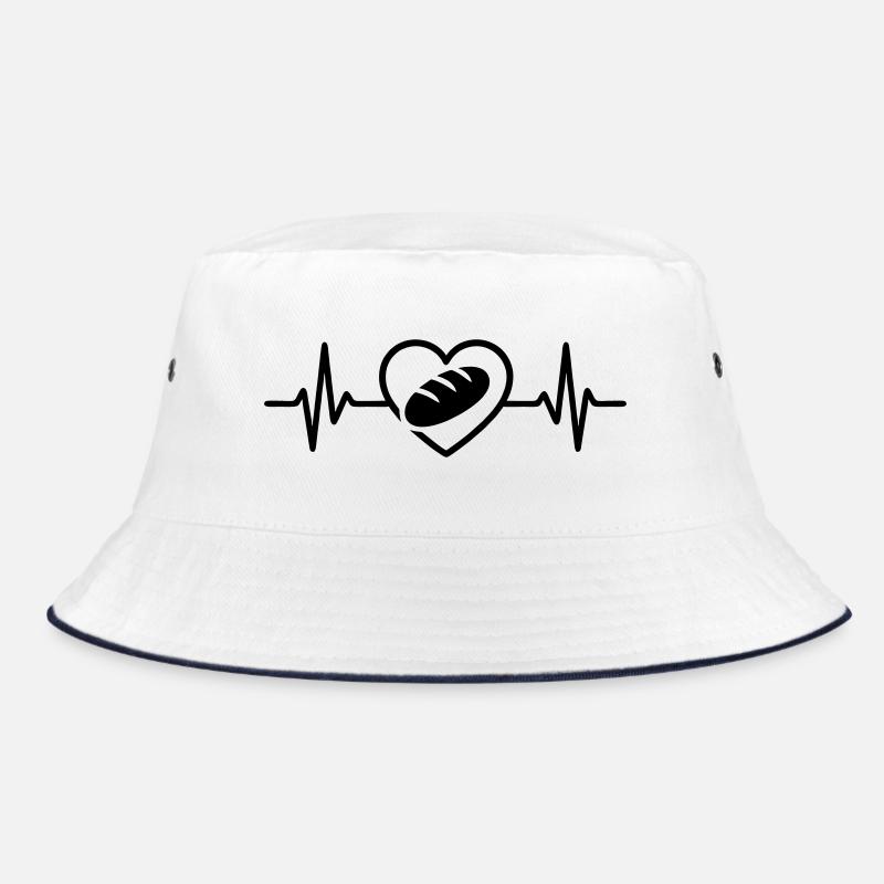 Baecker Bread Heart Profession Passion Bucket Hat