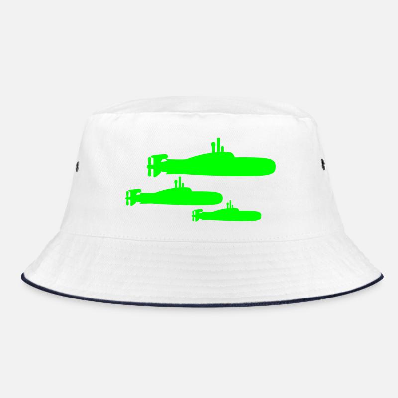3 Submarines Fleet Three Squadrons Group Team Crew Bucket Hat