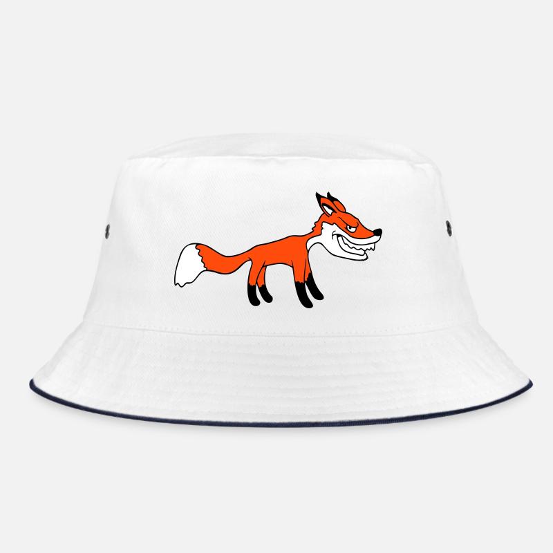Fox, Evil Eye, , Red Fox, Wild Animal Bucket Hat
