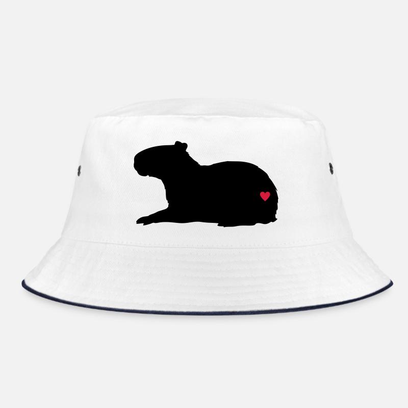 Love Capybara Bucket Hat
