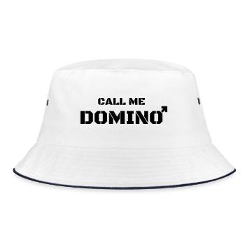 Appelez-moi Dominoes, pas dominatrice - Bob - blanc/marine - Devant